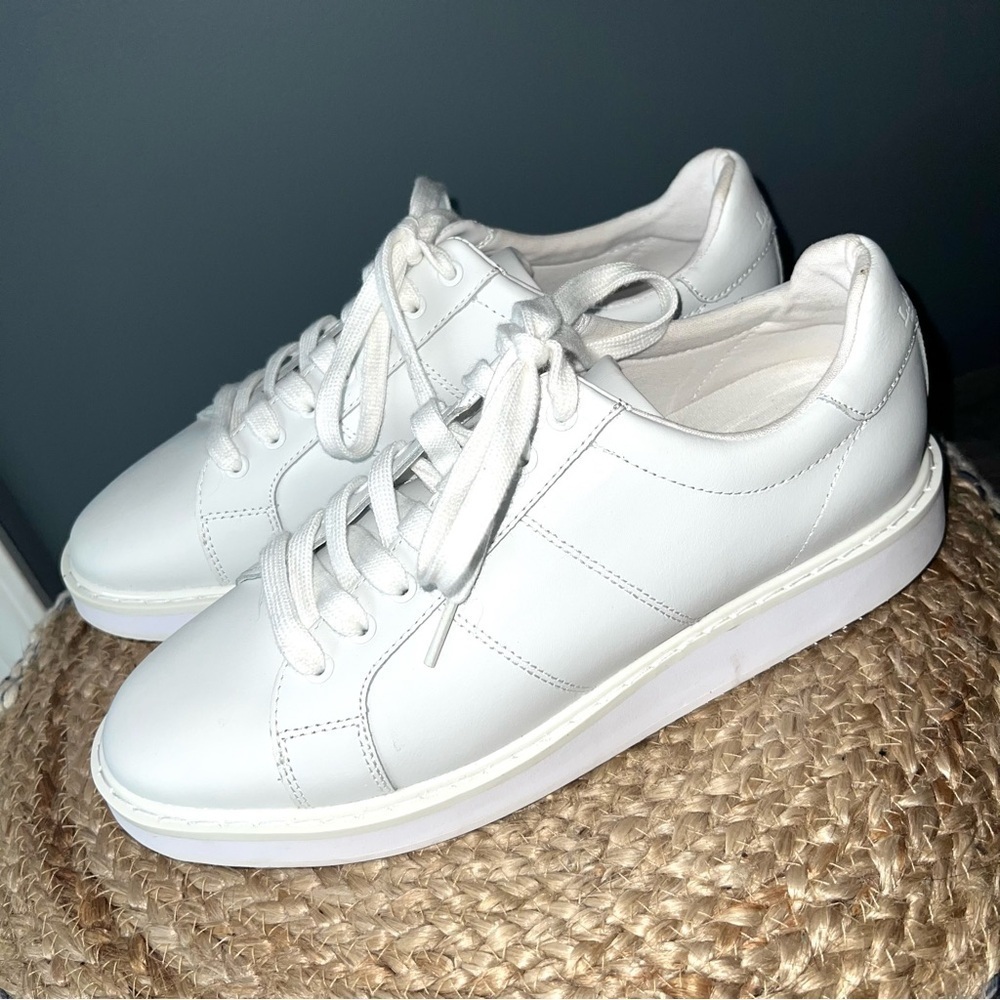 Lauren Ralph Lauren Angeline 4 Leather Sneakers - Picture 4 of 9